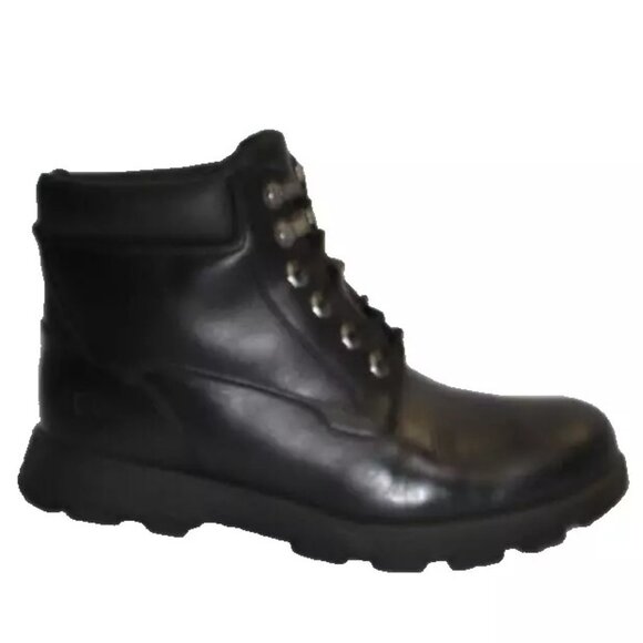 New! UGG Men\'s Stenton Mid Boot Plain Toe Black Size 9 US 1120990 DD403 main image 5